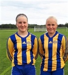 Aada Nurmi (vas.) ja Viivi Ollonqvist mukaan U16-tyttöjen maajoukkueleirille.